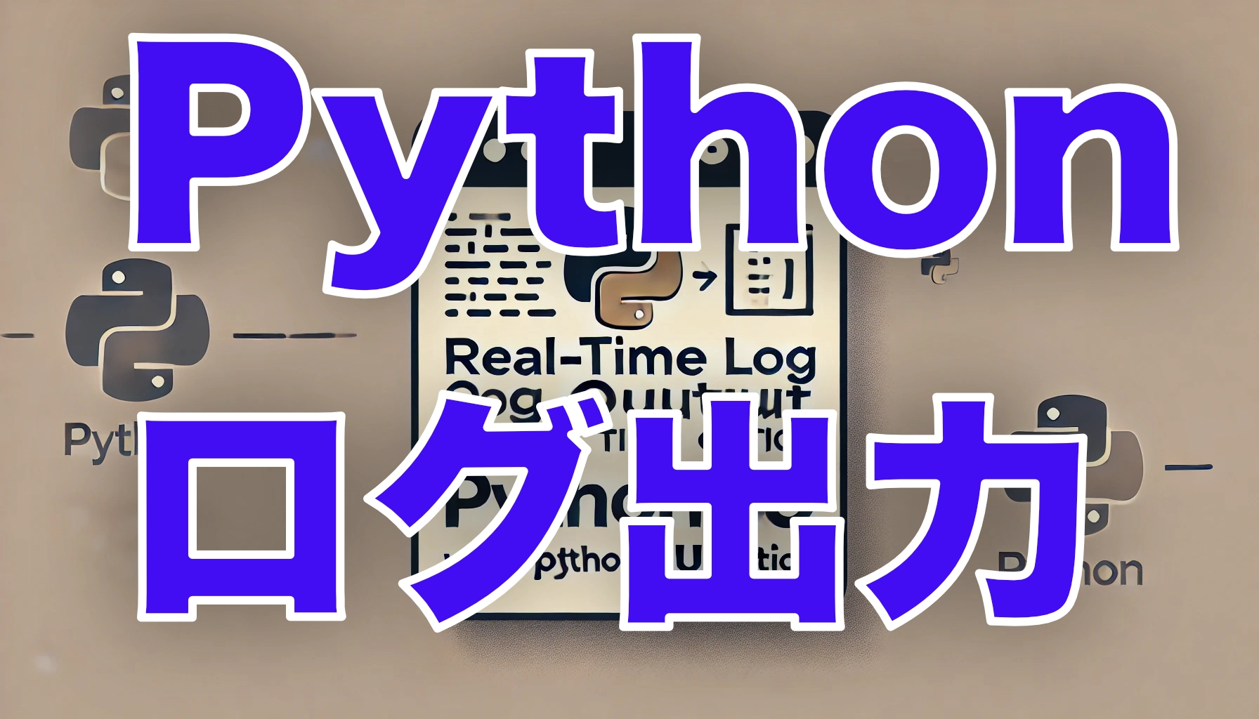 Featured image of post Pythonの-uオプションでリアルタイムにログを出力する