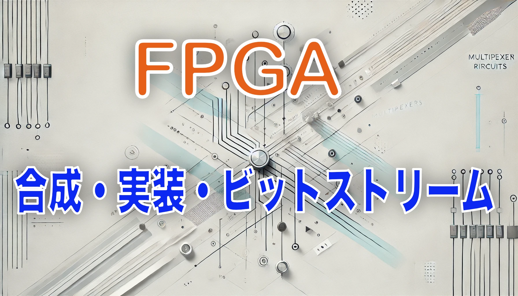 Featured image of post 初心者向け：FPGA設計の合成・実装・ビットストリーム生成の流れを理解
