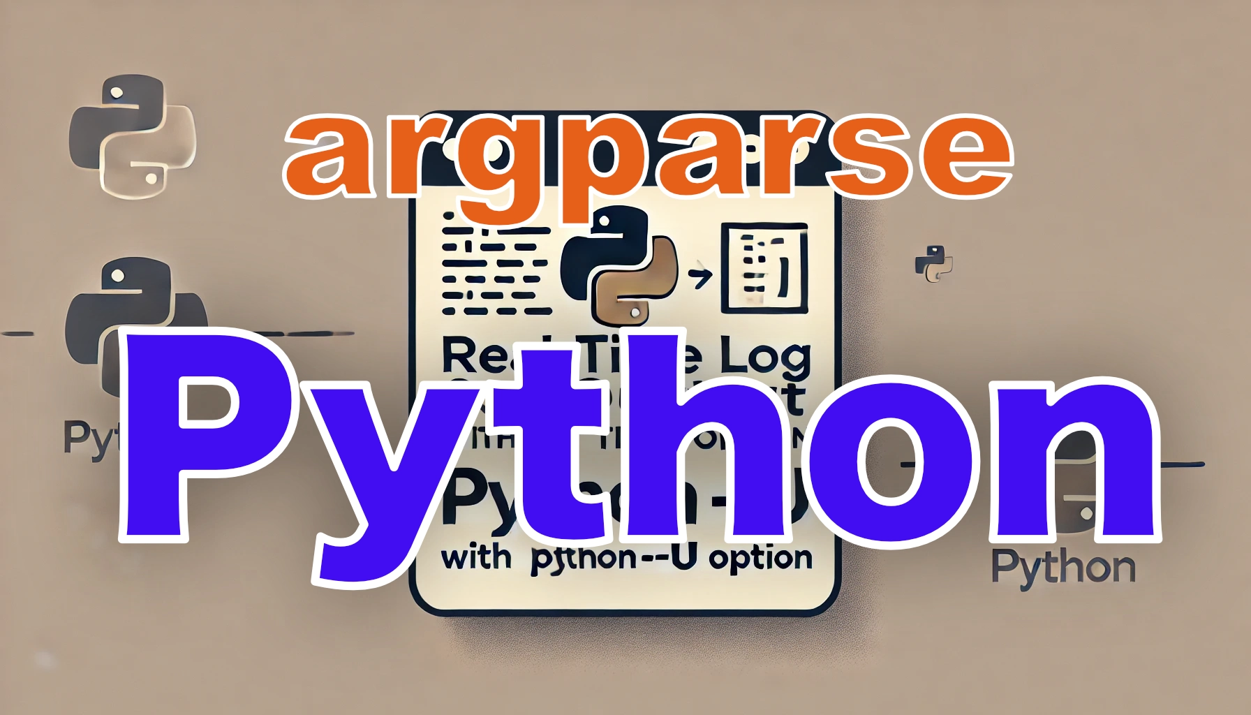 Featured image of post Pythonでargparseを使ってコマンドライン引数を処理するスニペット