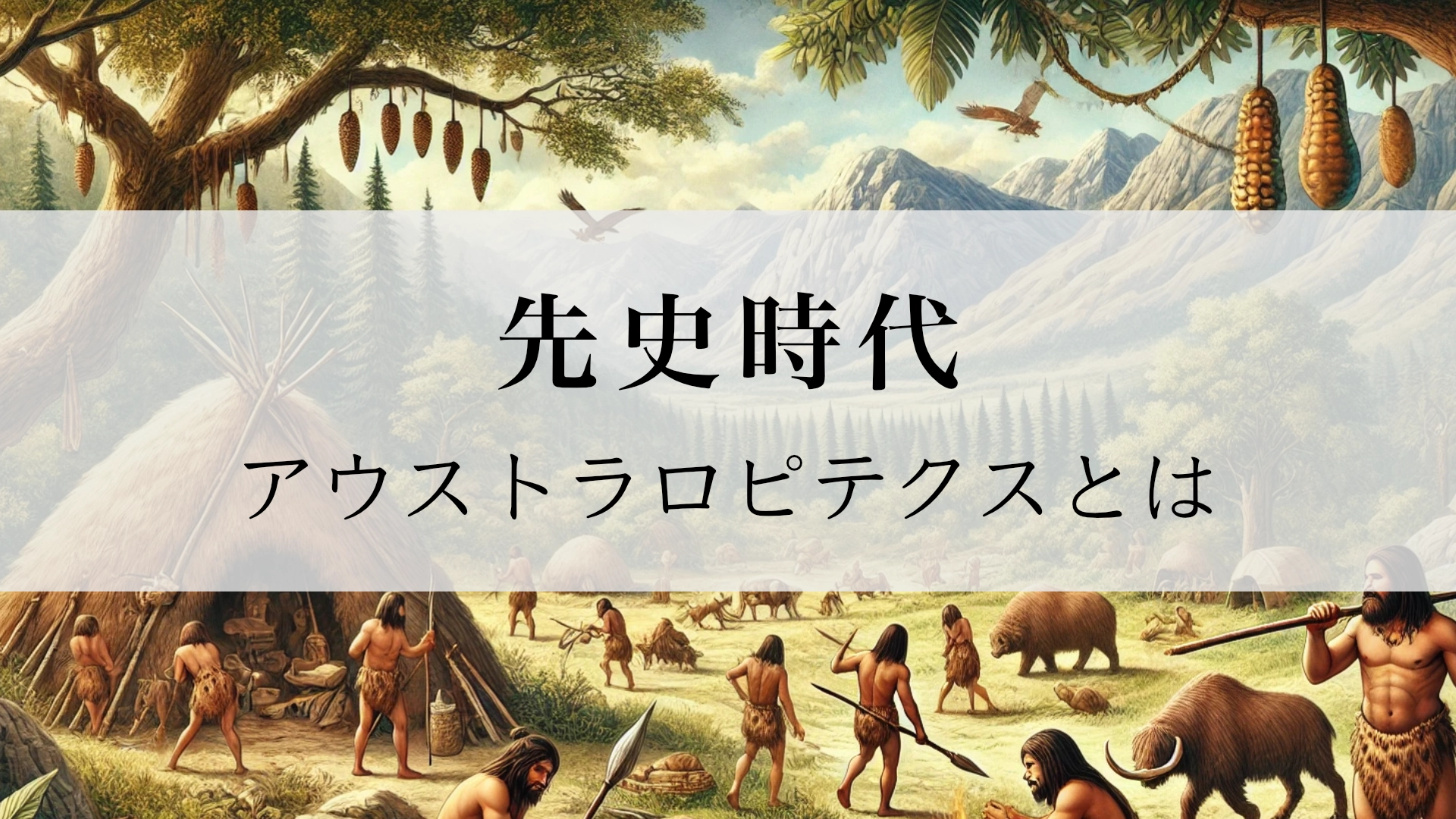 Featured image of post 歴史学び直し：アウストラロピテクスとは何か？